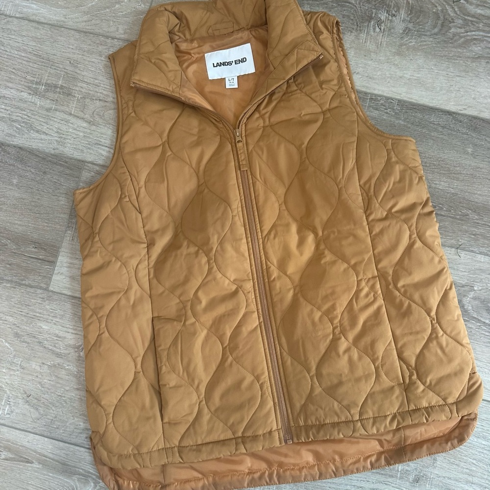 BRAND NEW Lands' End Quilted Vest